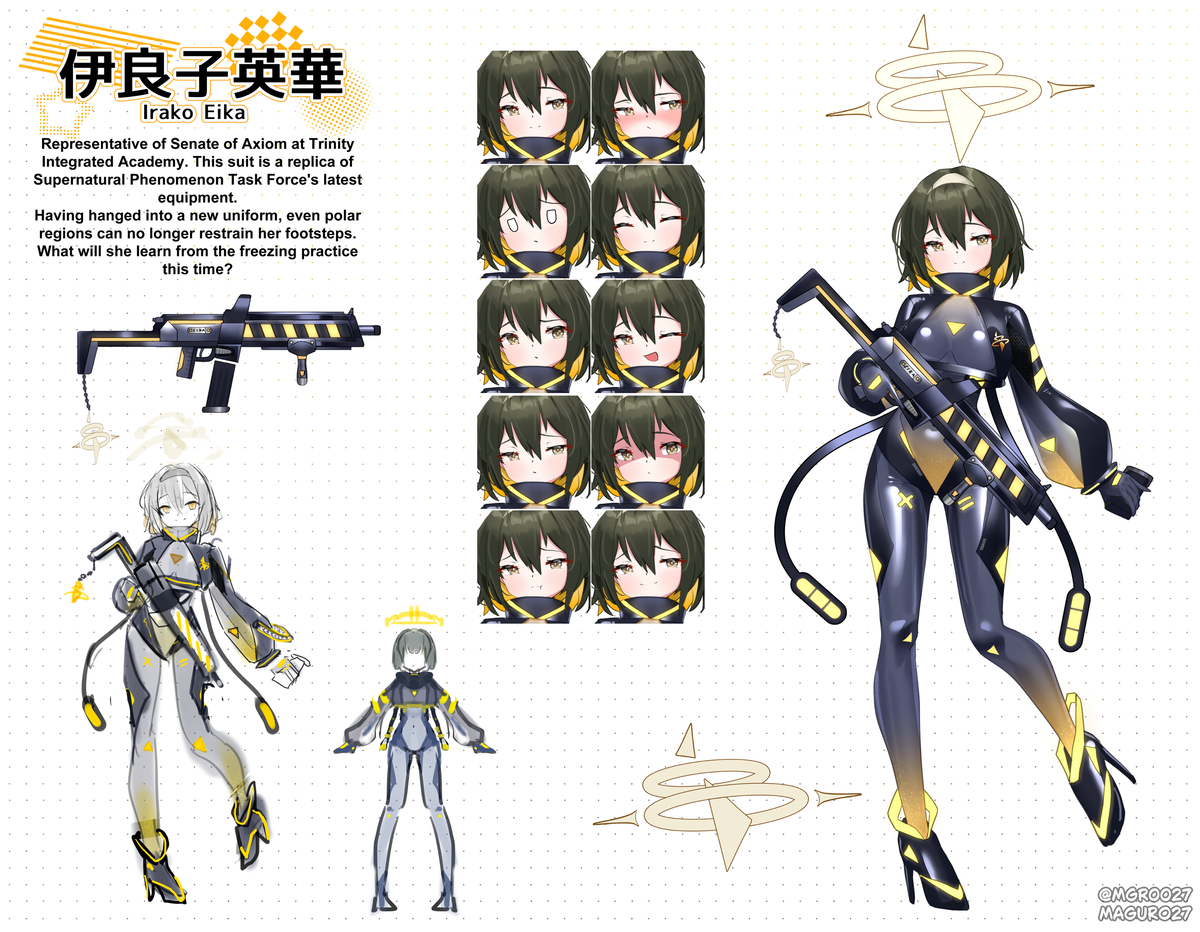 This is a pixiv picture whose title is 伊良子英華ちゃん.