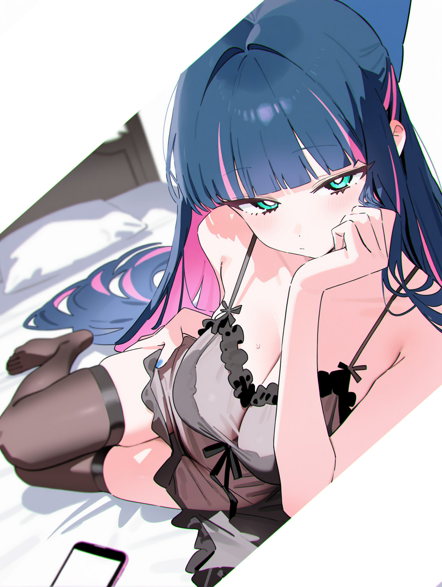 This is a pixiv picture whose title is ストッキング.