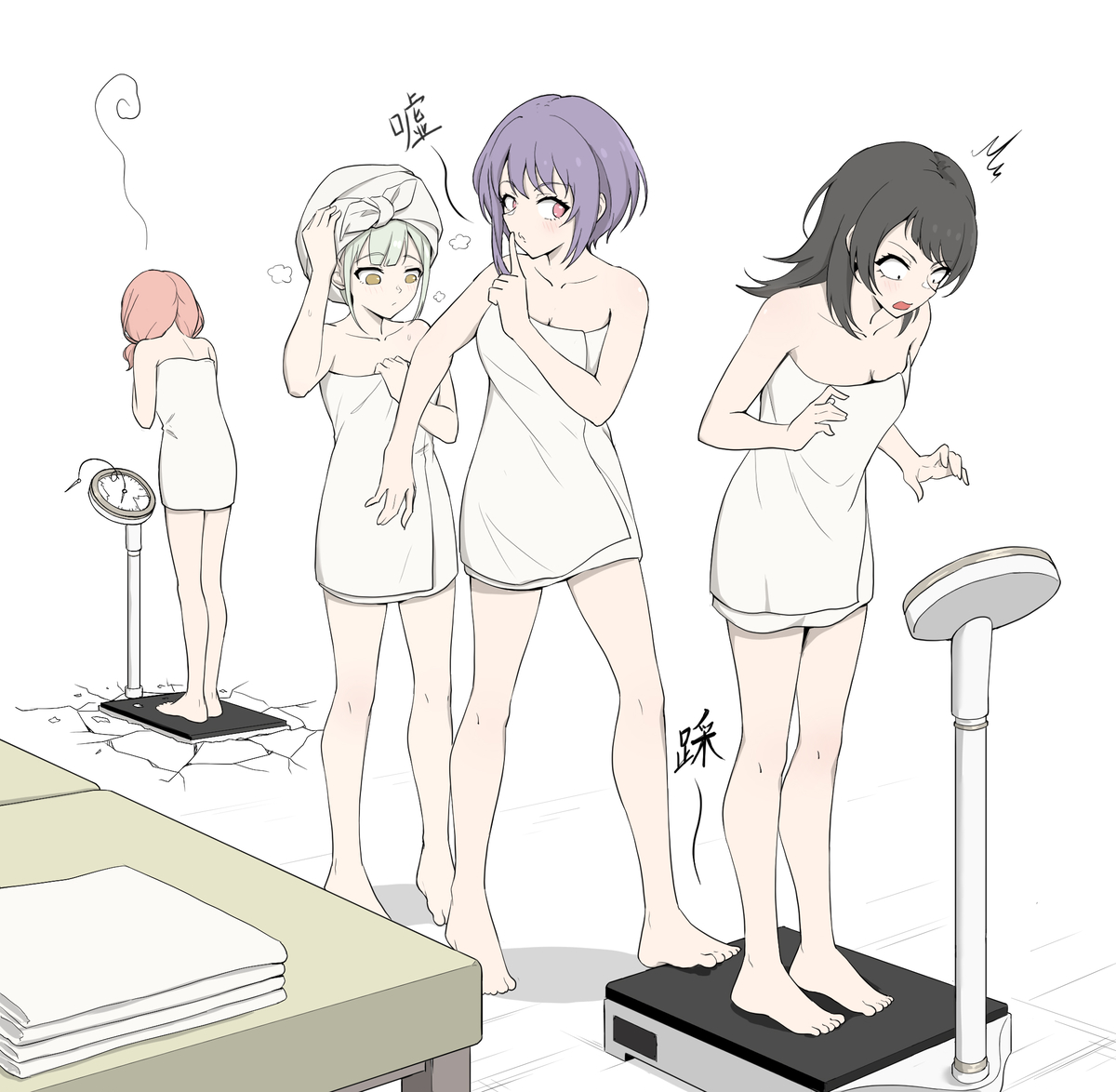 This is a pixiv picture whose title is 出现了没见过的数字.