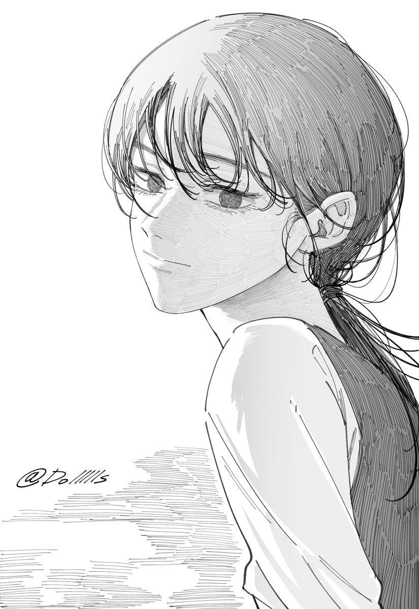 This is a pixiv picture whose title is Melancholy.
