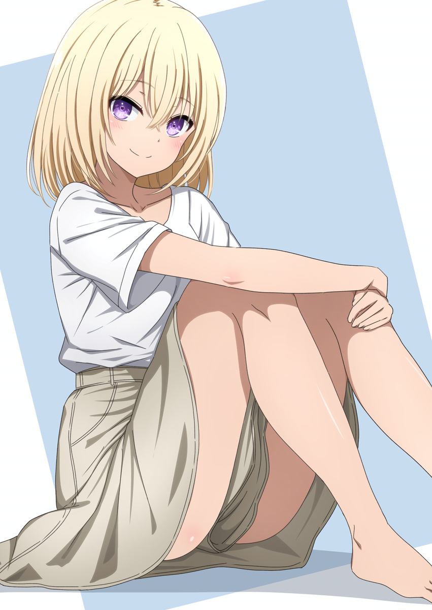 This is a pixiv picture whose title is 三角初華.