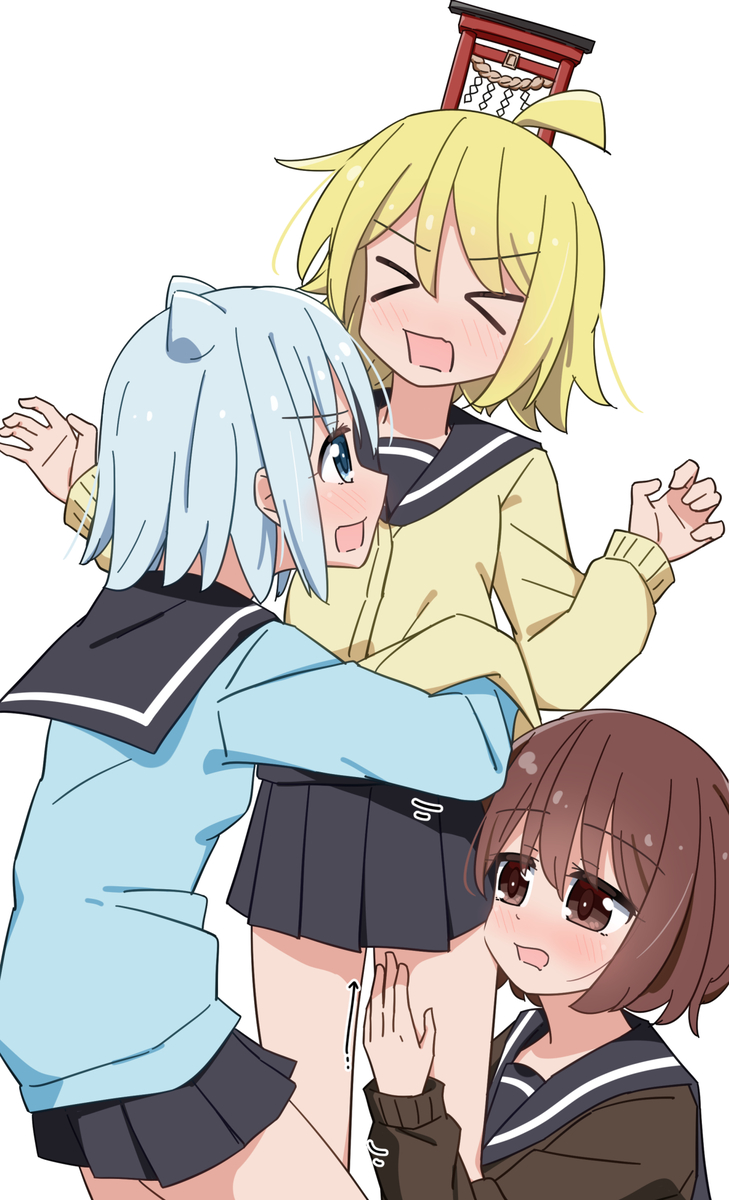 This is a pixiv picture whose title is えっち天罰.