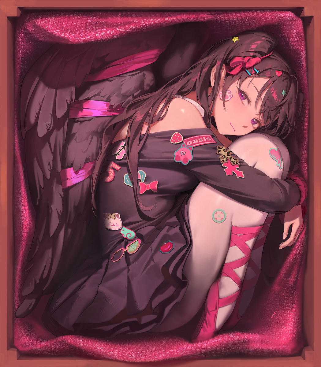 This is a pixiv picture whose title is Black SWAN.