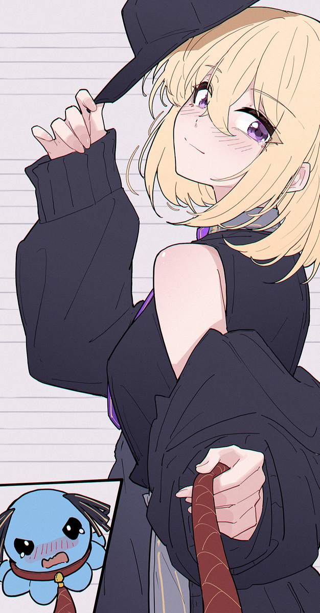 This is a pixiv picture whose title is day102 不努力就会成为初华大人的宠物🤤.