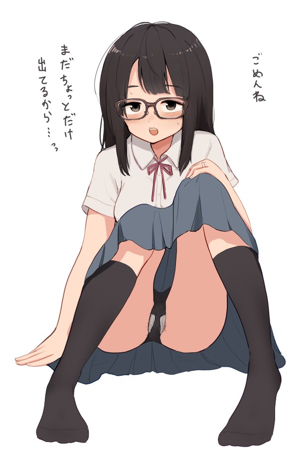 This is a pixiv picture whose title is 五日目の委員長.