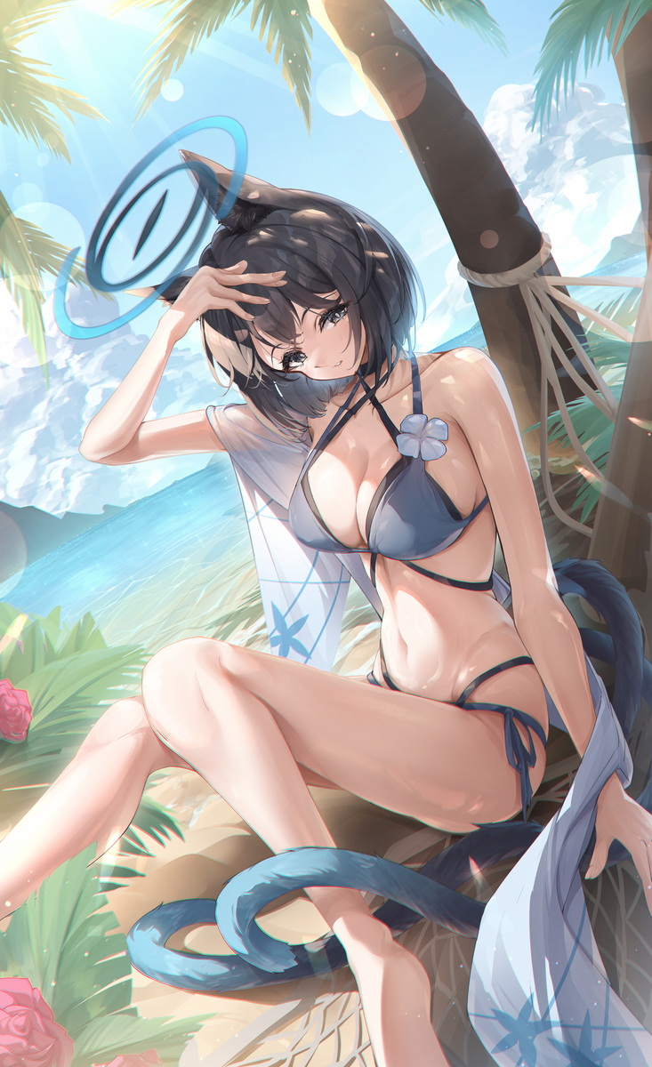 This is a pixiv picture whose title is 桐生キキョウ🏖️.