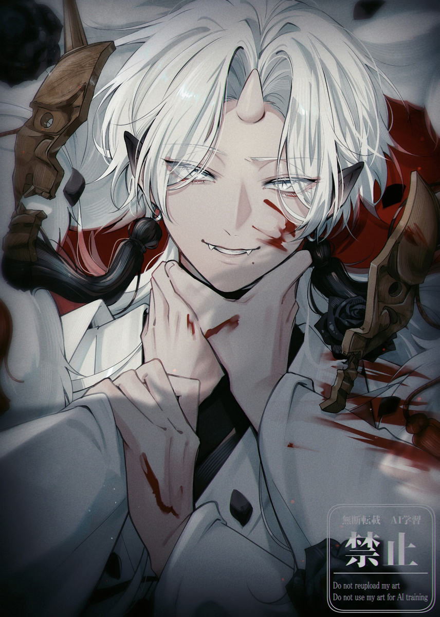 This is a pixiv picture whose title is 影.