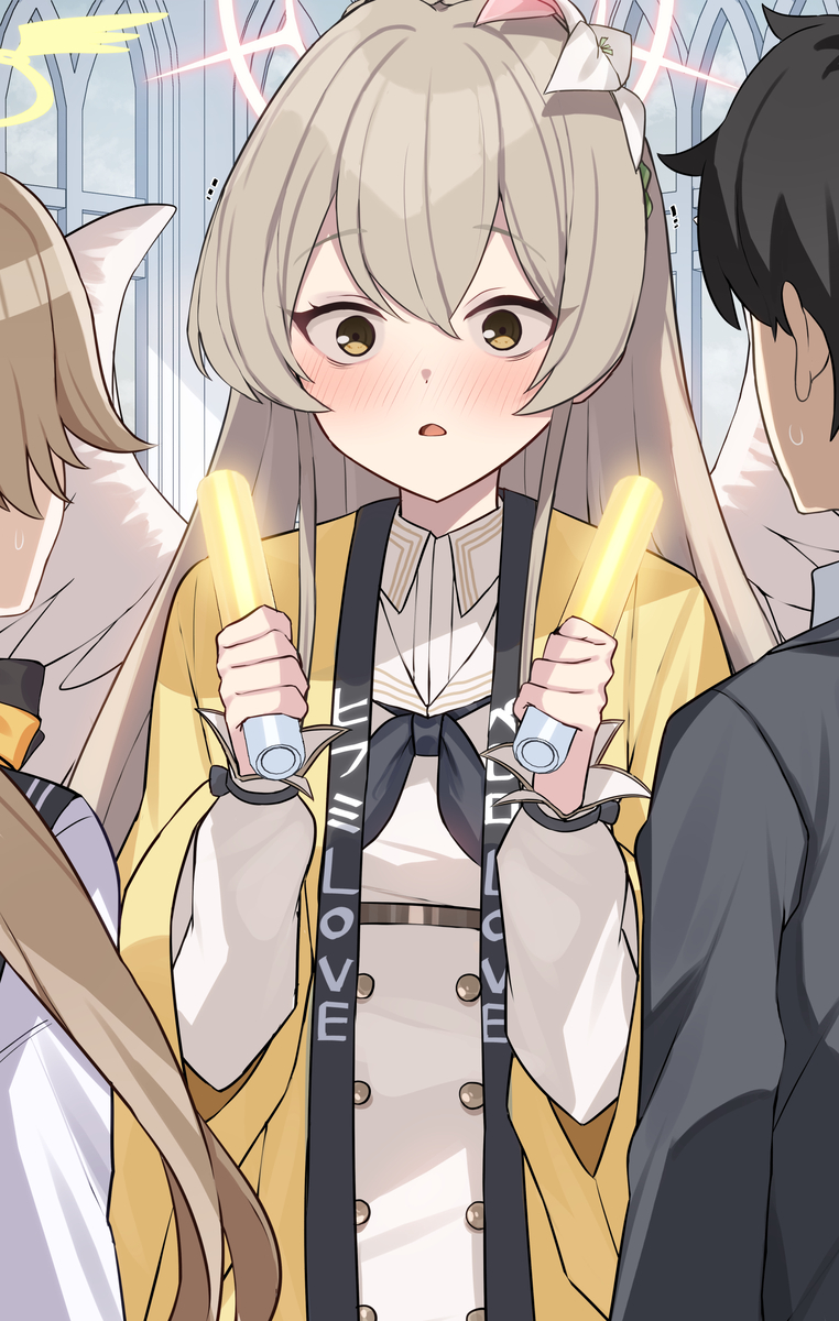 This is a pixiv picture whose title is ヒフミ愛して・・・るっ！？.