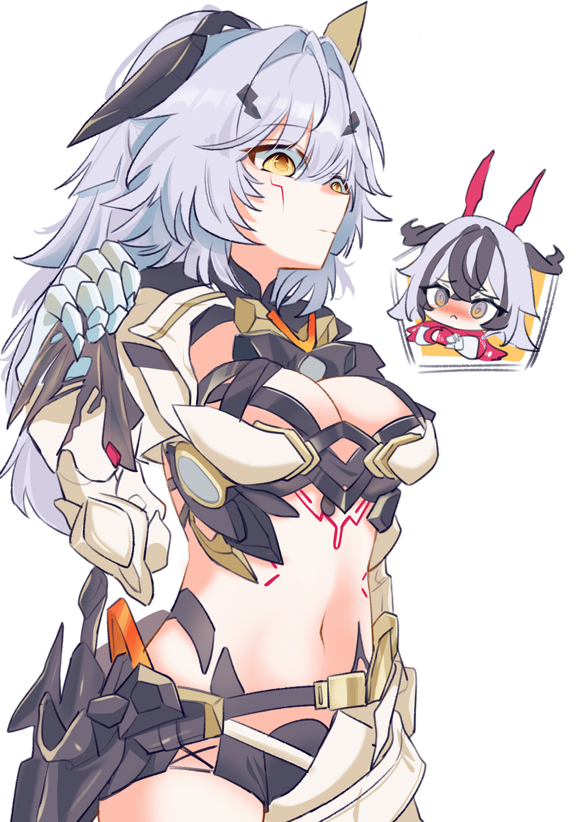 This is a pixiv picture whose title is 🔫🐺.