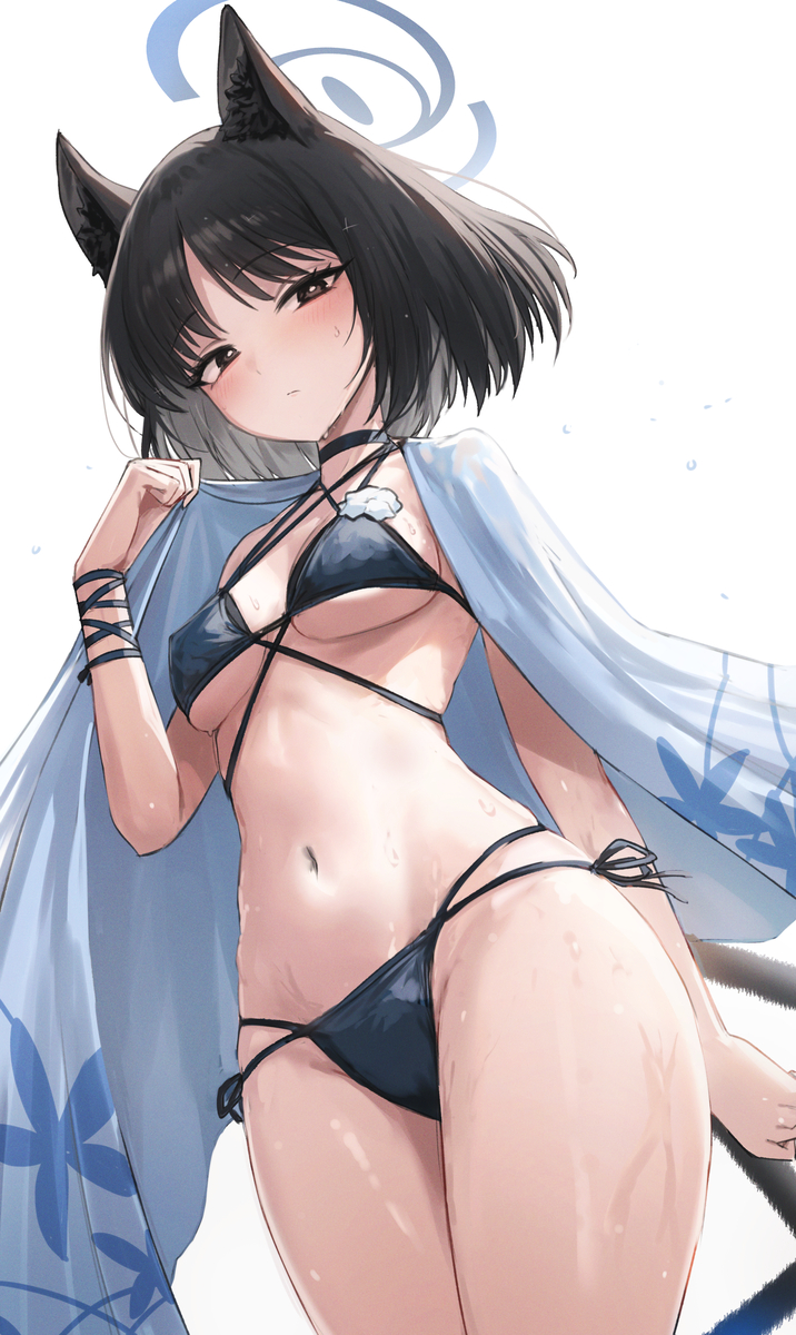 This is a pixiv picture whose title is 水着キキョウ.