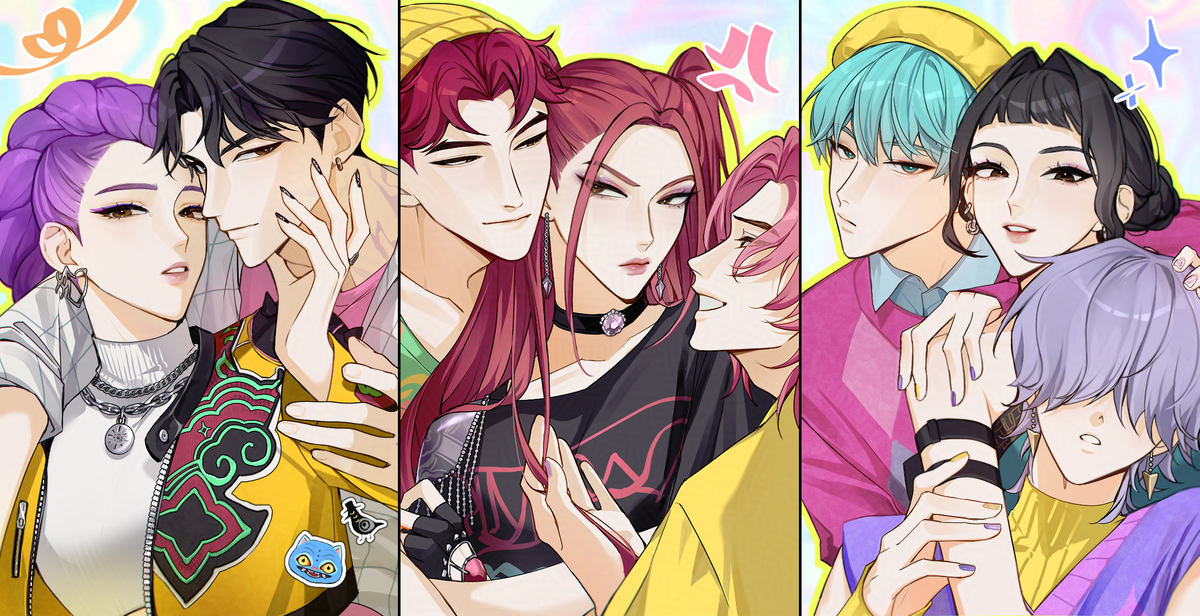 This is a pixiv picture whose title is Kpop Demon Hunters.