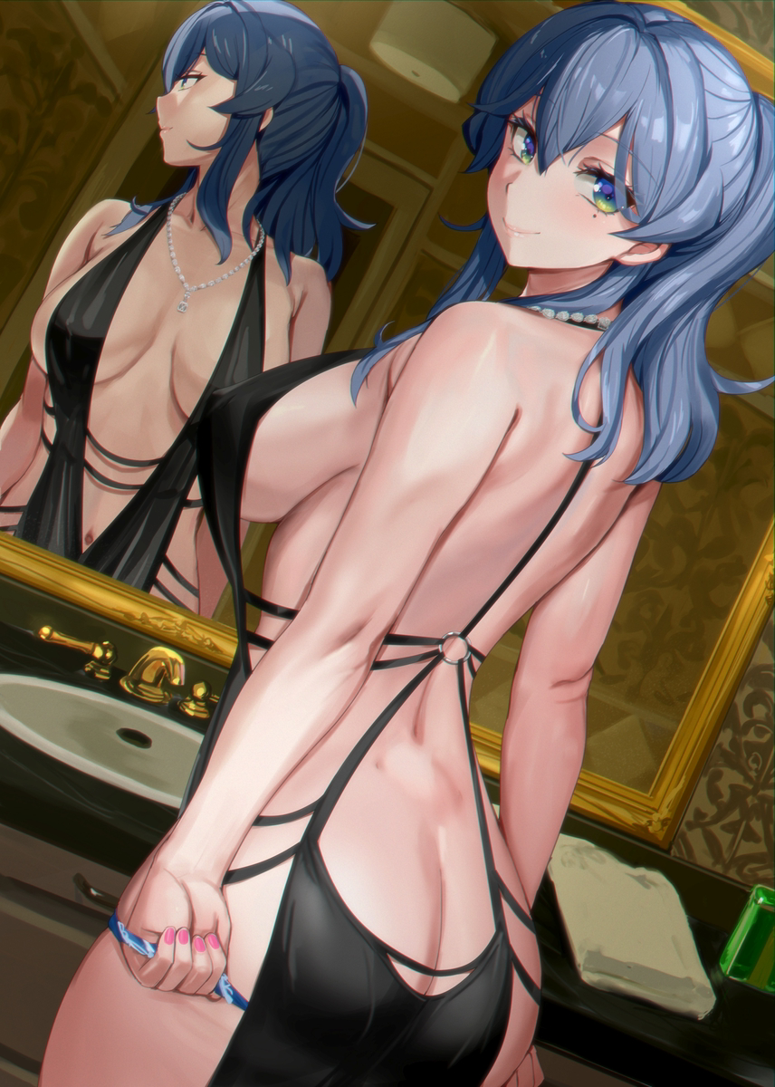 This is a pixiv picture whose title is セクシードレスなゴトランド.