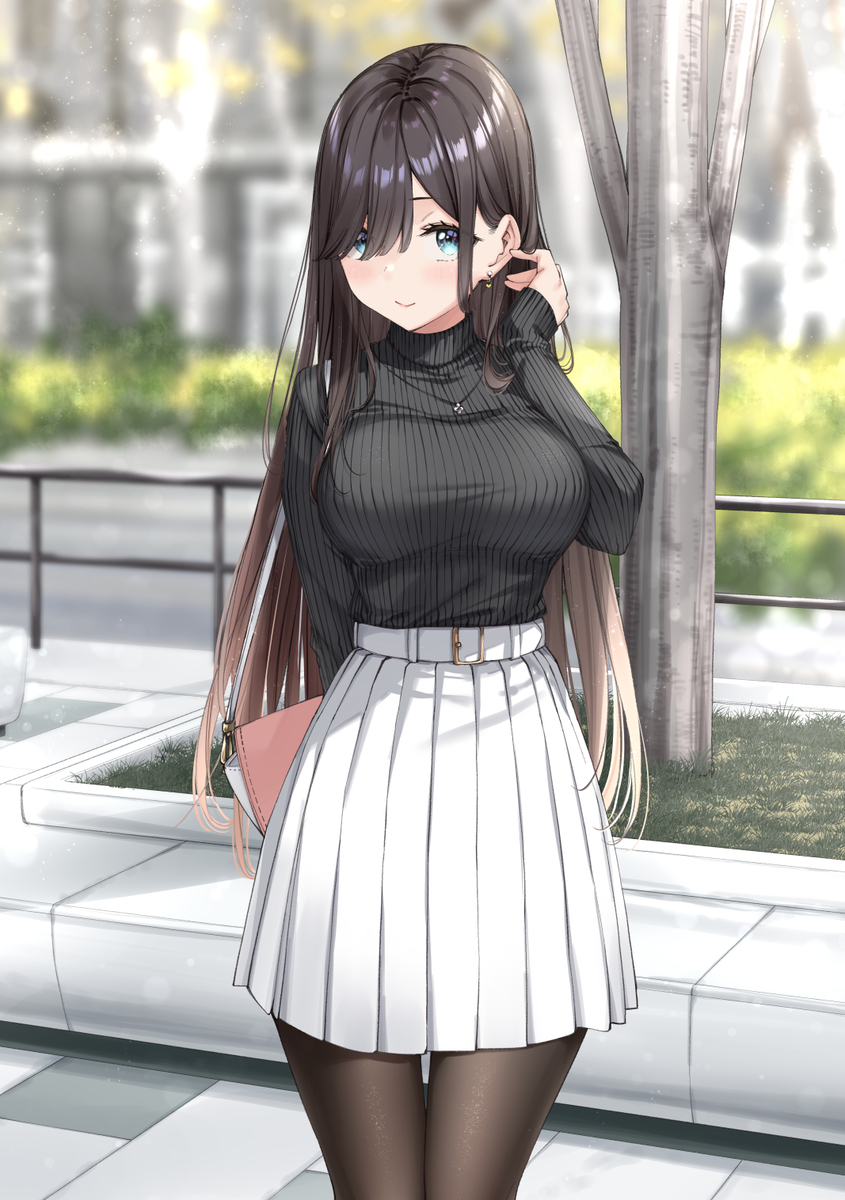 This is a pixiv picture whose title is 「ごめんなさい…待った？」.