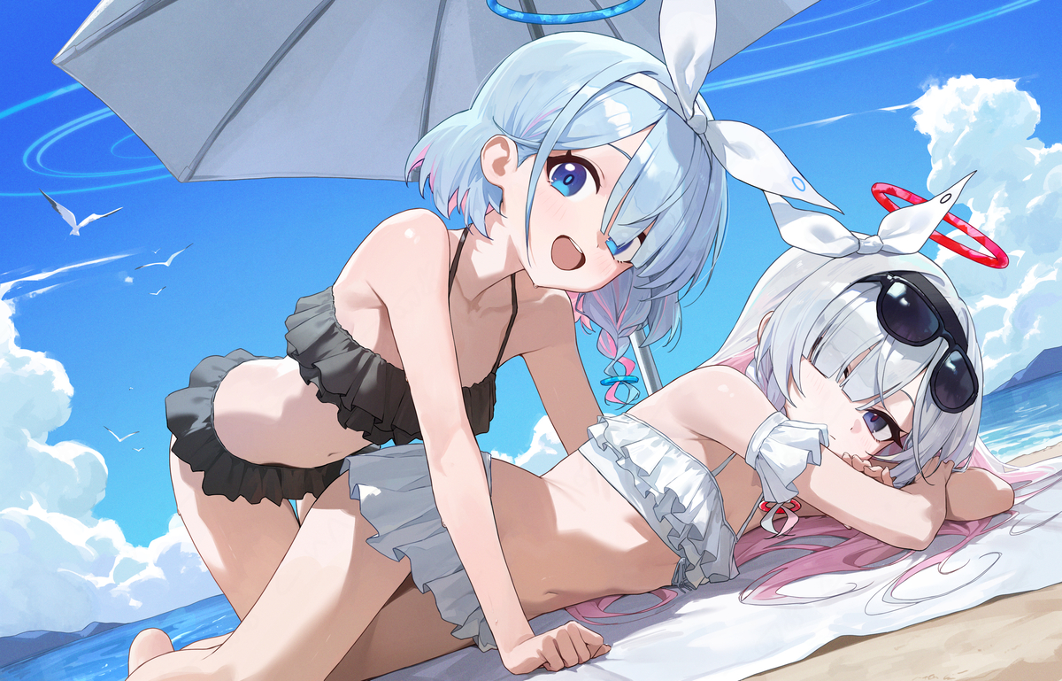 This is a pixiv picture whose title is アロプラ.