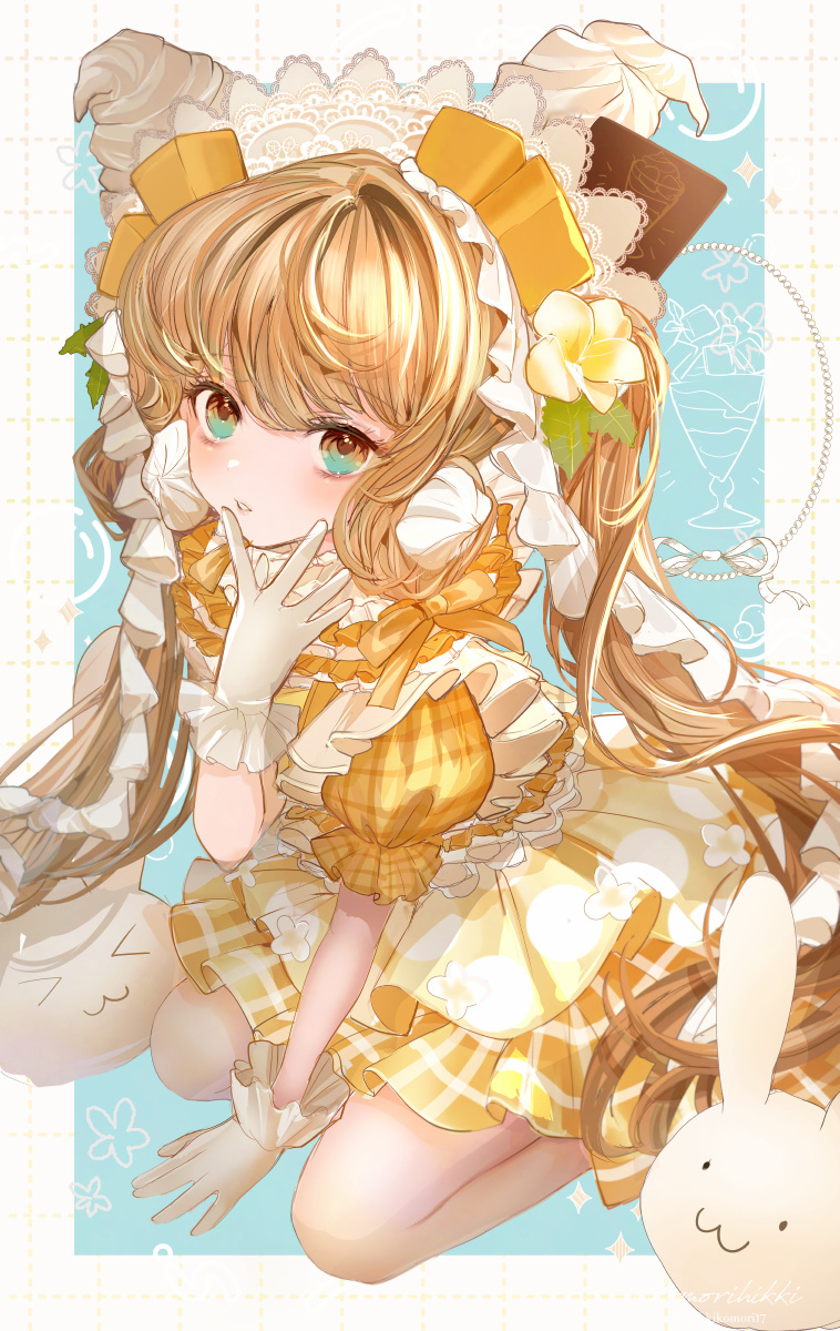 This is a pixiv picture whose title is 夏のマンゴーパフェの妖精🥭.