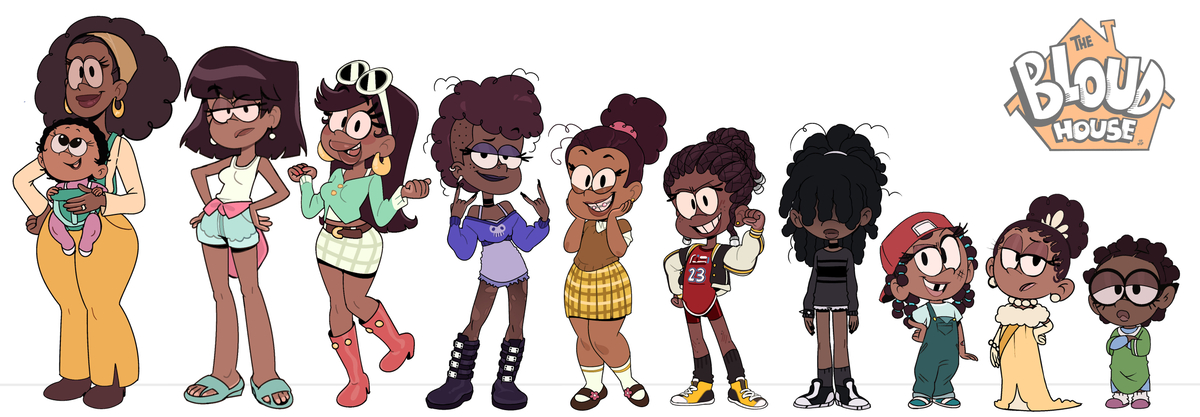 This is a pixiv picture whose title is B!Loud House AU.