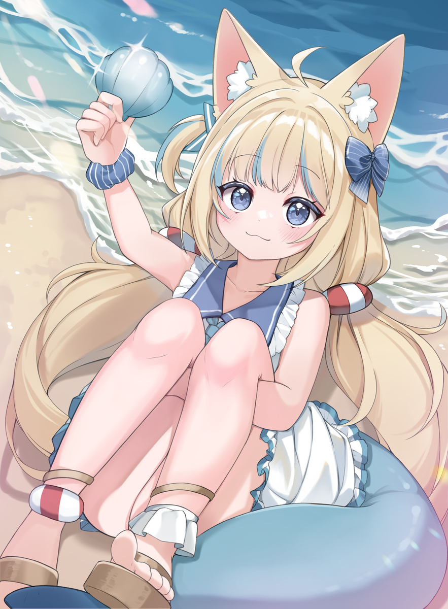 This is a pixiv picture whose title is 🐟🦀.