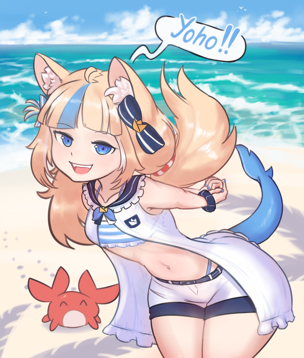 This is a pixiv picture whose title is Hello, Saba! ~ <3.