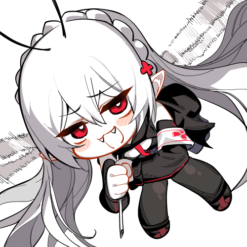 This is a pixiv picture whose title is ワルファリン.