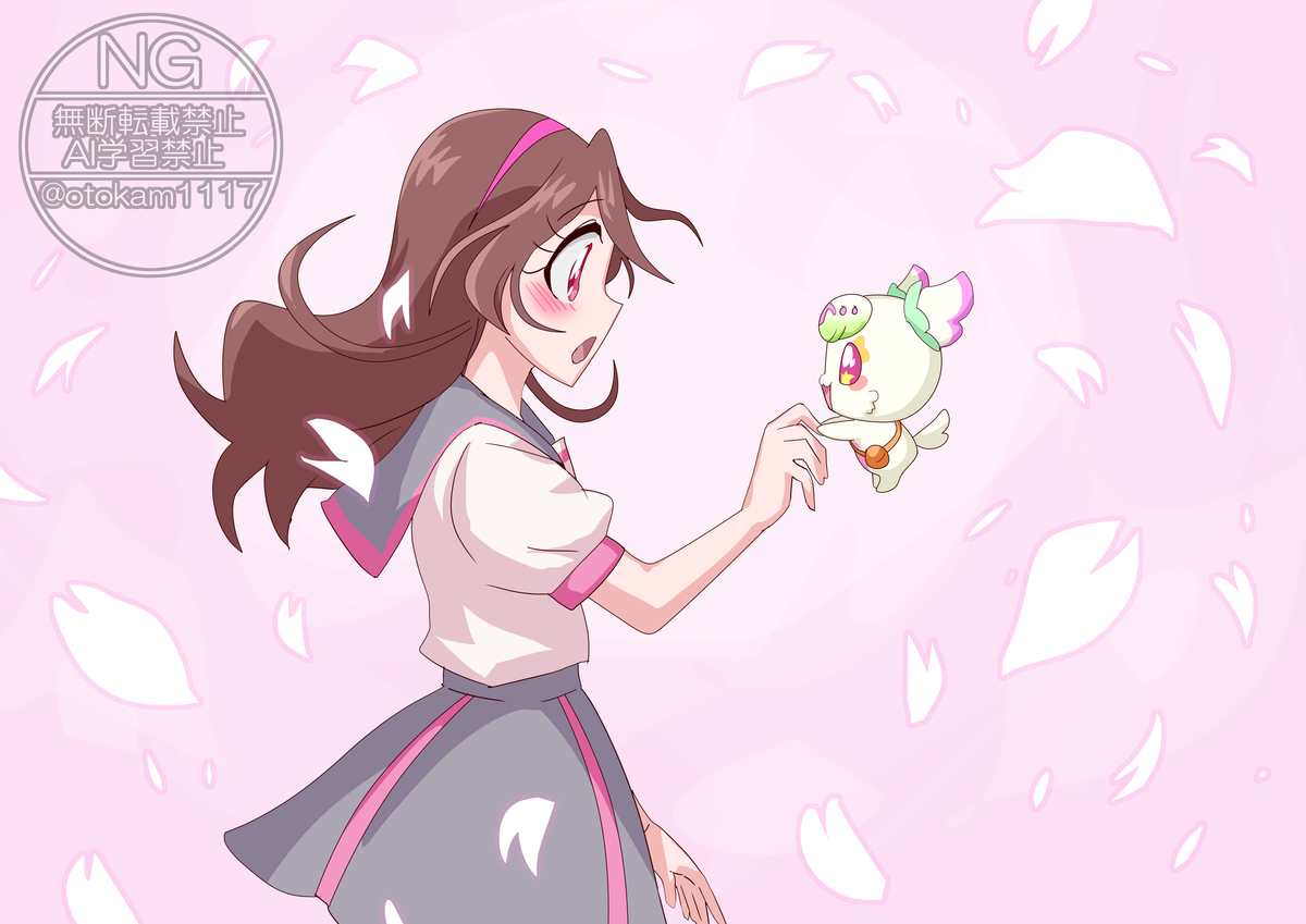 This is a pixiv picture whose title is 奇跡のユニゾン.