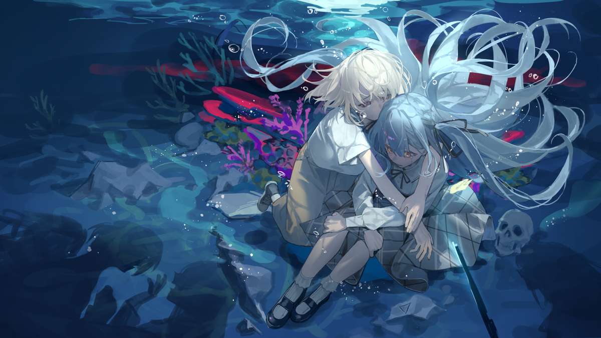 This is a pixiv picture whose title is ▽.