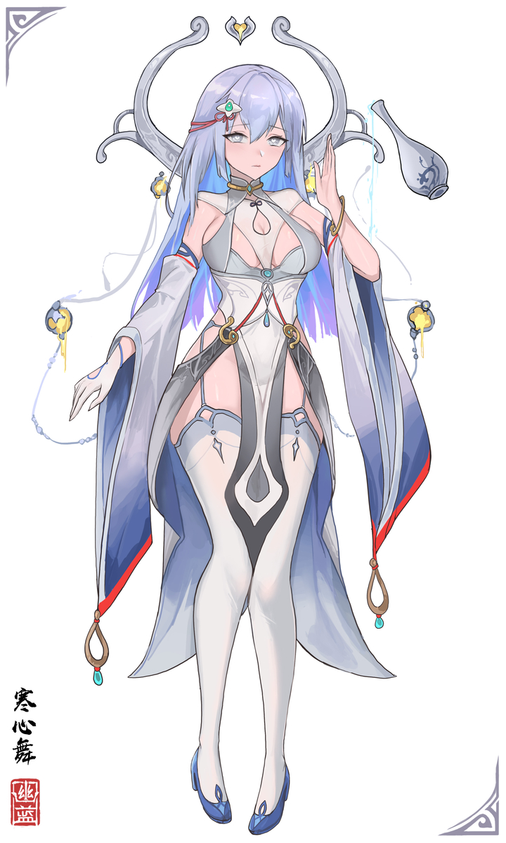This is a pixiv picture whose title is 寒心舞.