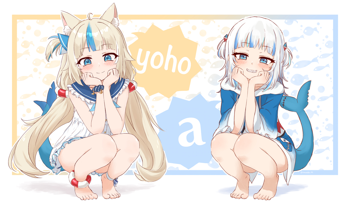 This is a pixiv picture whose title is さめこさば.