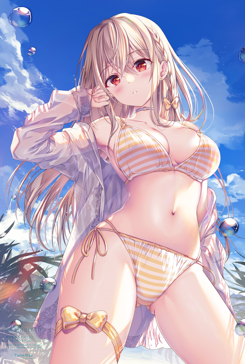 This is a pixiv picture whose title is 夏が来た.