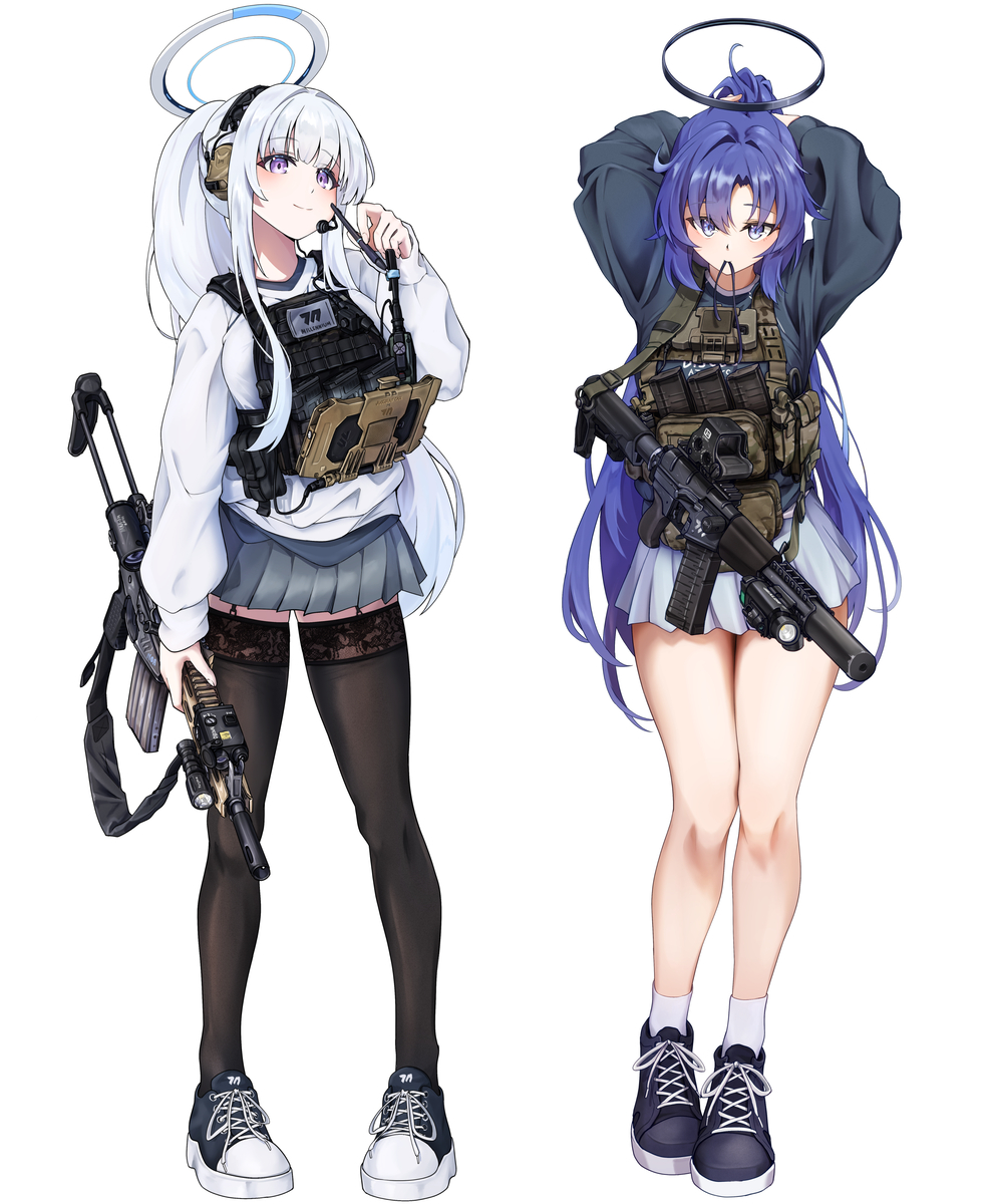 This is a pixiv picture whose title is ノア&ユウカ.