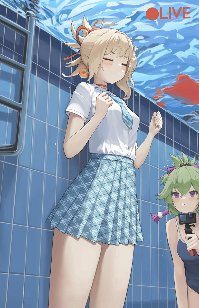 This is a pixiv picture whose title is 宵宮.