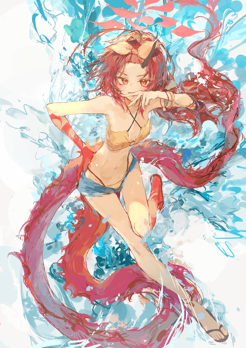This is a pixiv picture whose title is 不破レンゲ.