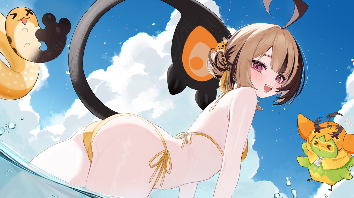This is a pixiv picture whose title is Summer Gigi.