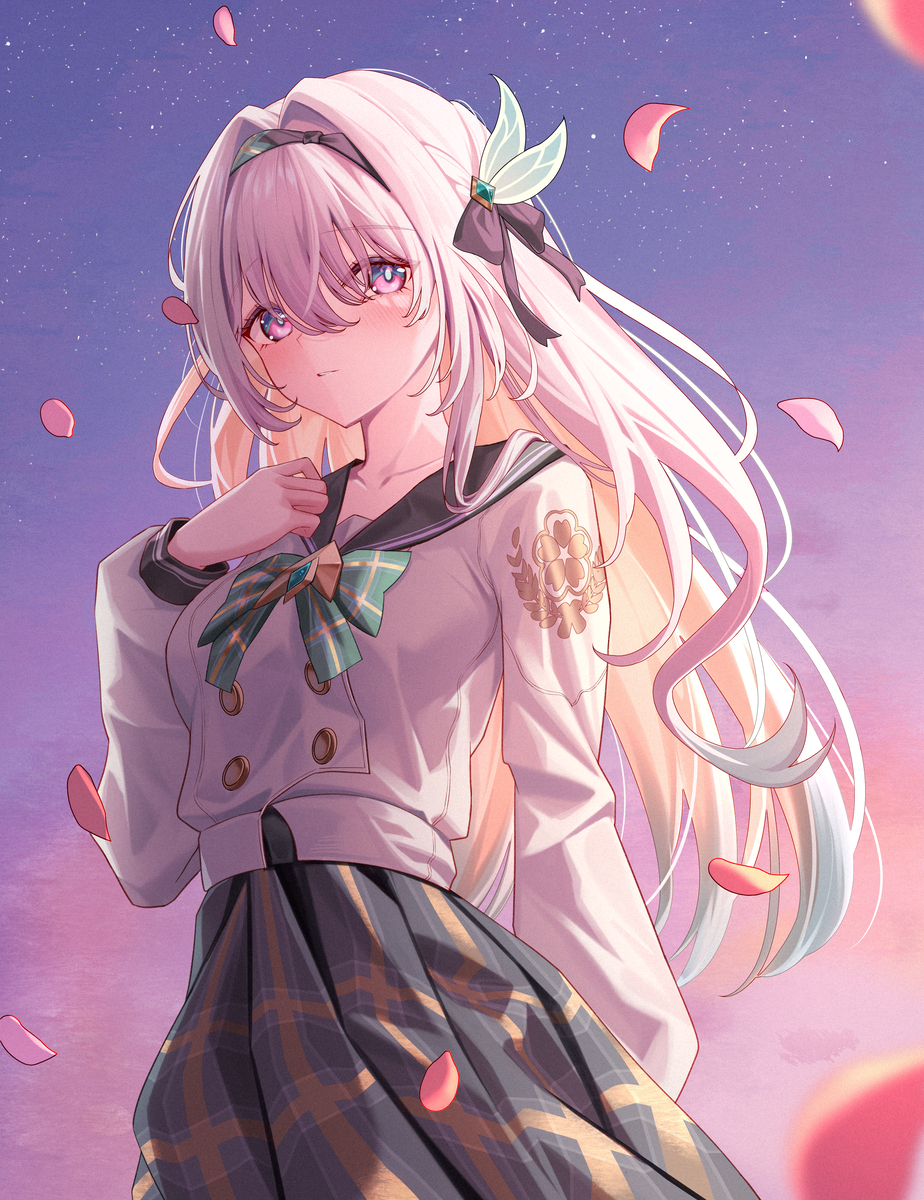 This is a pixiv picture whose title is 制服流萤.