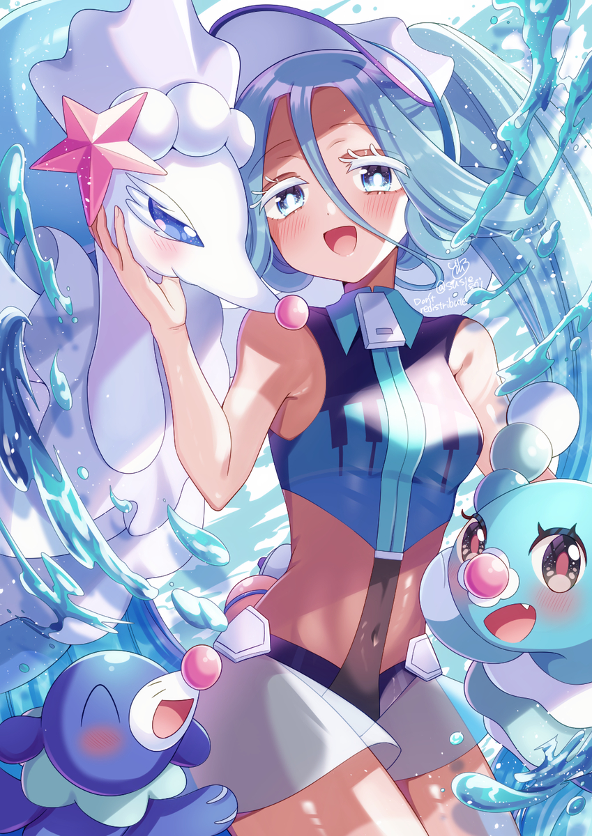 This is a pixiv picture whose title is みずミク.