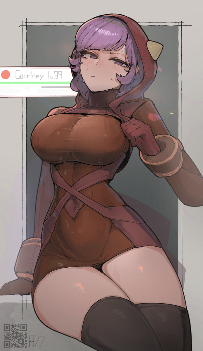This is a pixiv picture whose title is Courtney.