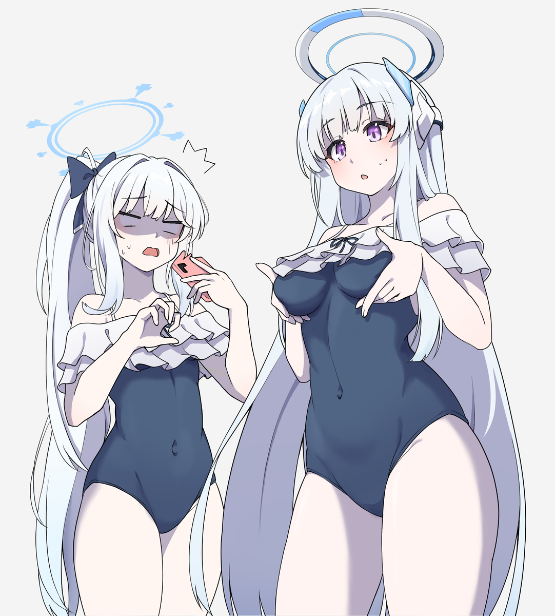 This is a pixiv picture whose title is Miyako & Noa.