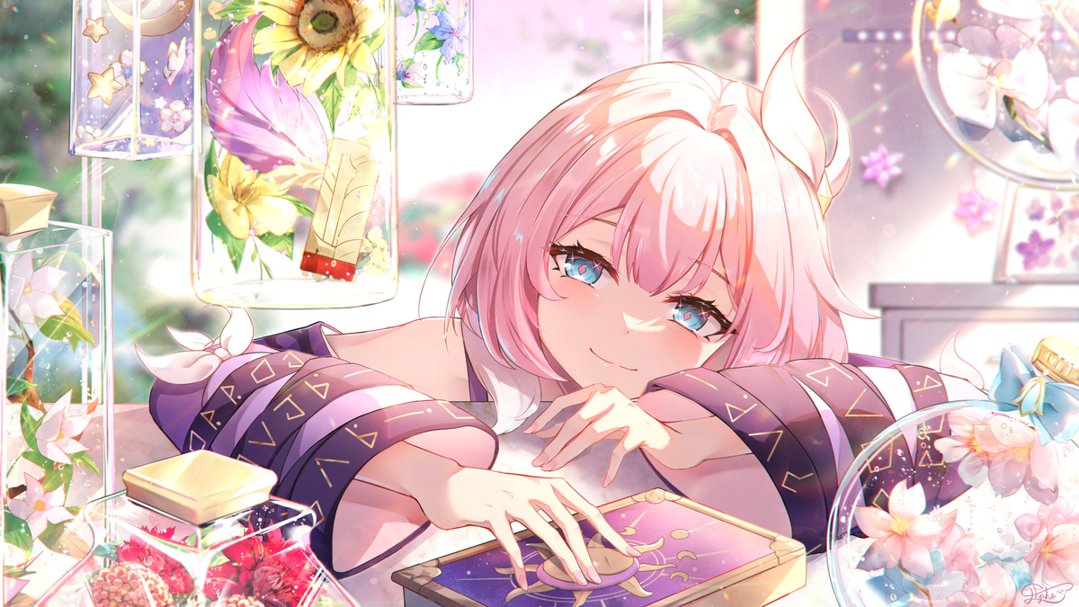 This is a pixiv picture whose title is Cyrene.
