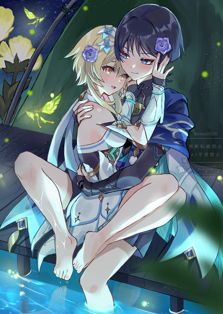 This is a pixiv picture whose title is Secret Summer Night.