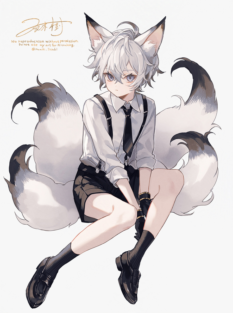 This is a pixiv picture whose title is くせっ毛.