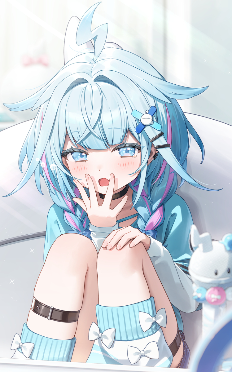 This is a pixiv picture whose title is ✨💬🔁💙.
