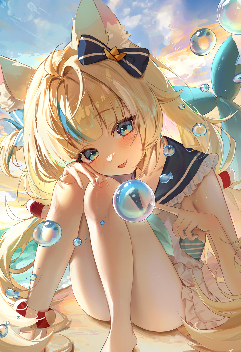 This is a pixiv picture whose title is サバ🐟.