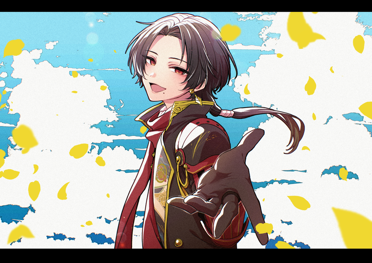 This is a pixiv picture whose title is 祝❁極七周年.