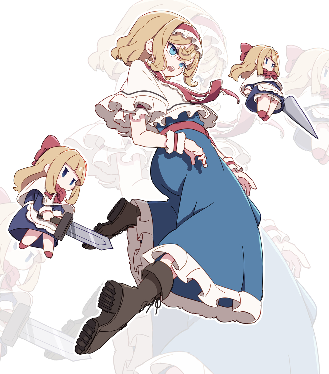 This is a pixiv picture whose title is アリスマーガトロイド.