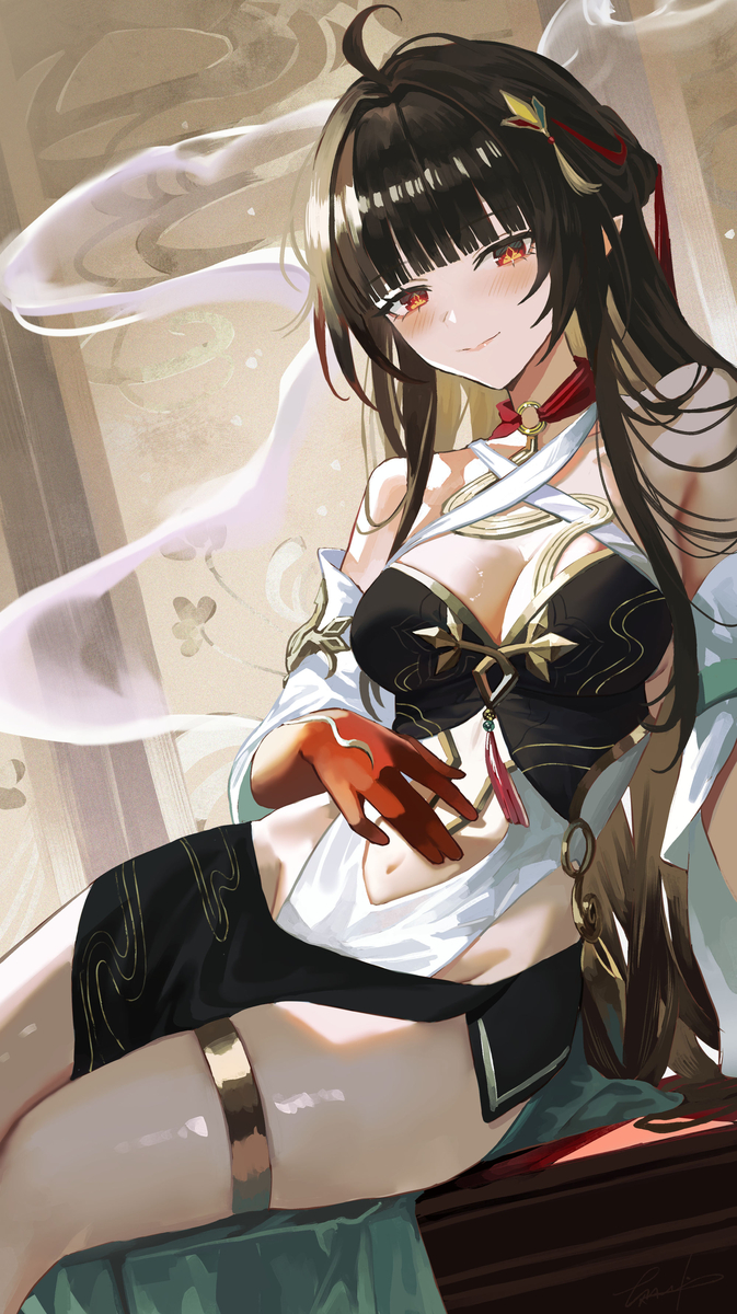 This is a pixiv picture whose title is Day84 霊砂.