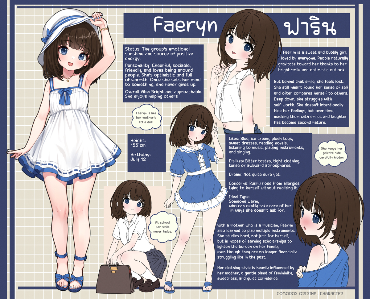 This is a pixiv picture whose title is Faeryn ฟาริน フェリン.