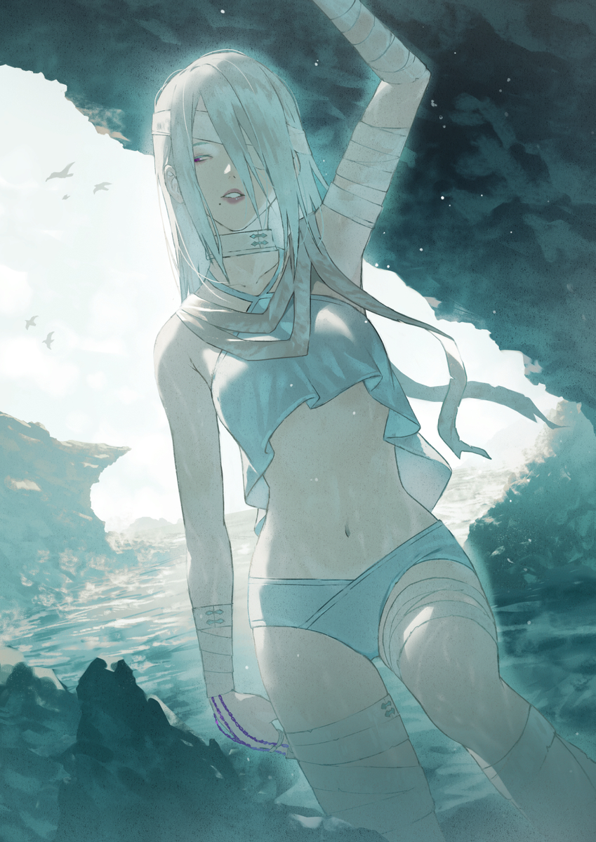 This is a pixiv picture whose title is A.K.I..