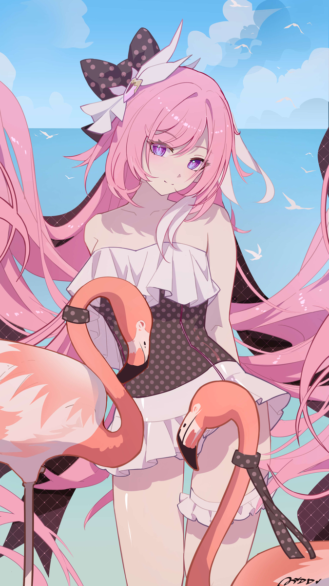 This is a pixiv picture whose title is day93 爱莉希雅.