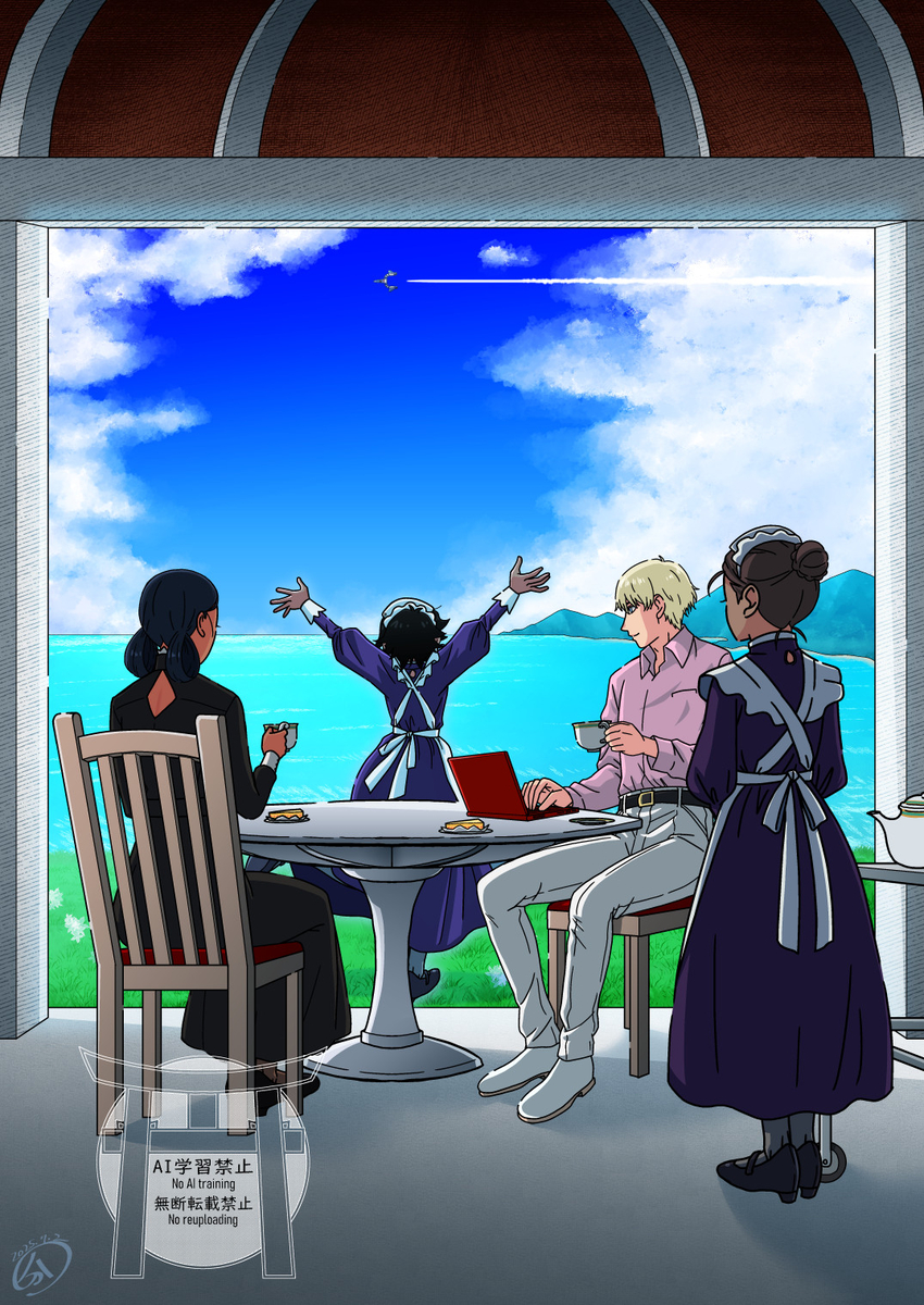 This is a pixiv picture whose title is 嘘パースな絵。.