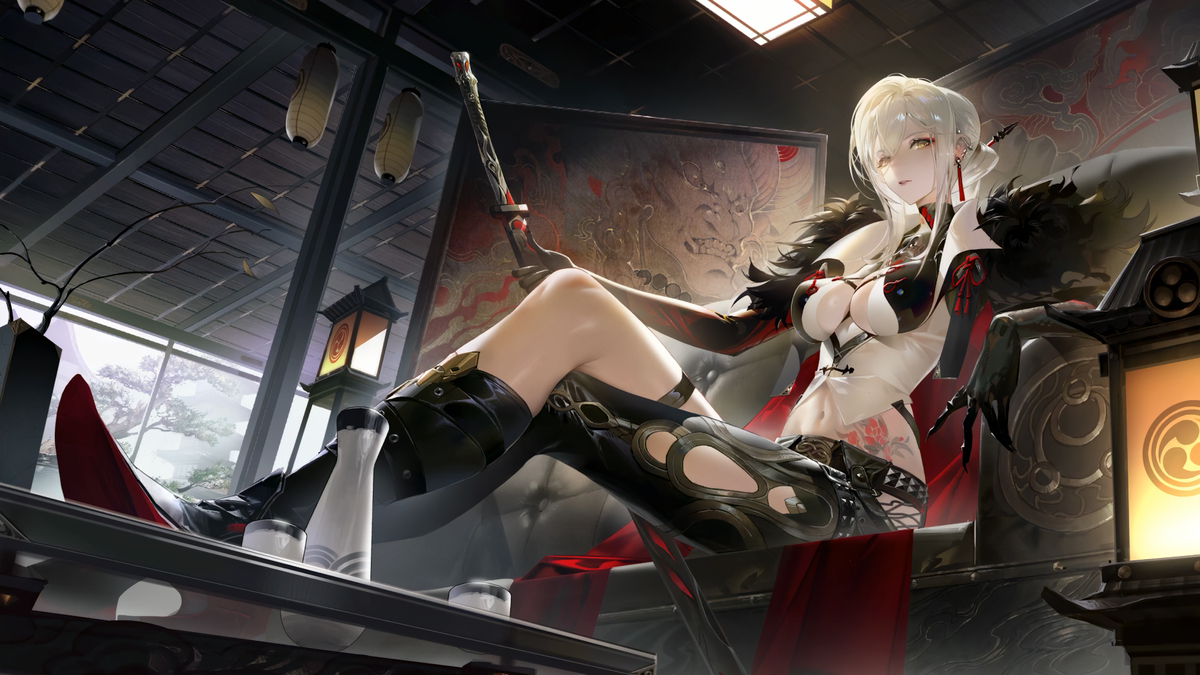 This is a pixiv picture whose title is Tsubaki.