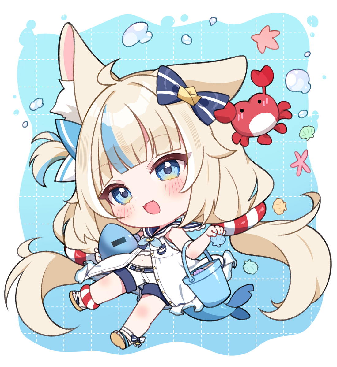 This is a pixiv picture whose title is sabaちゃん.